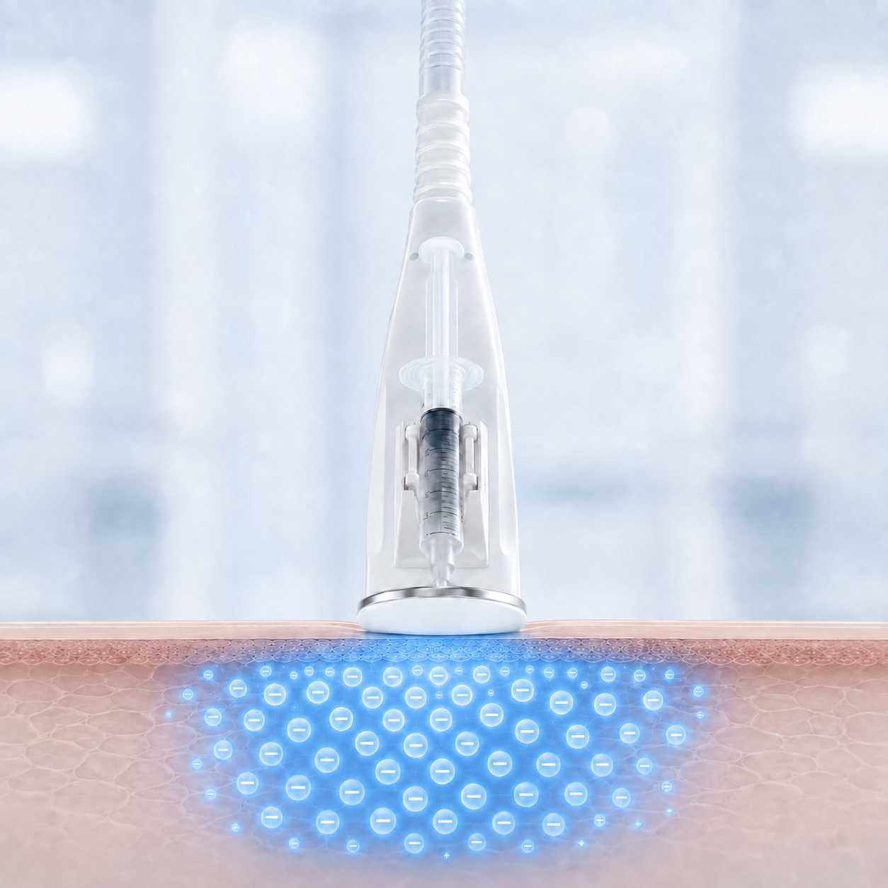 InCryo 負電脈衝導入示意圖